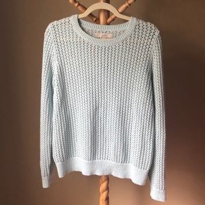 LOFT minty green sweater size L